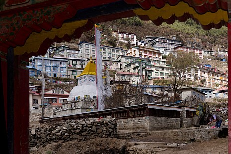Wir verlassen Namche Bazar